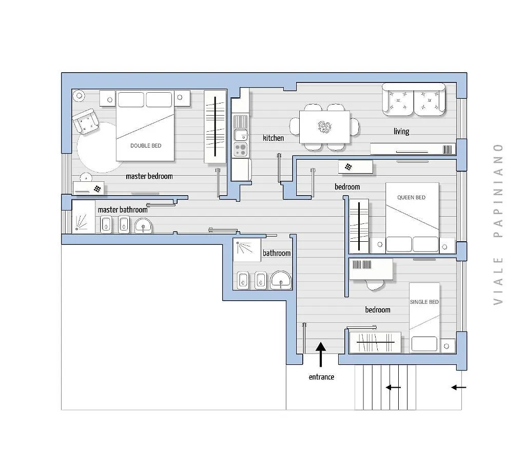 50 Papiniano Apartment Milan