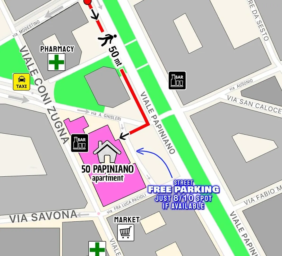 50 Papiniano Apartment Milan 0*,  Italie
